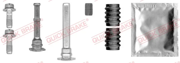 Sada vodicích pouzder, brzdový třmen QUICK BRAKE 113-0007X Sada vodicích pouzder, brzdový třmen QUICK BRAKE 113-0007X