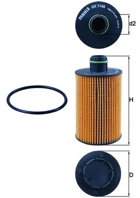 Olejový filtr KNECHT OX1145D