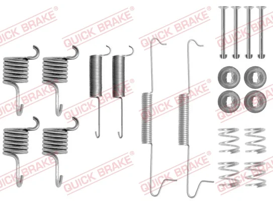 Sada příslušenství, brzdové čelisti QUICK BRAKE 105-0649 Sada příslušenství, brzdové čelisti QUICK BRAKE 105-0649